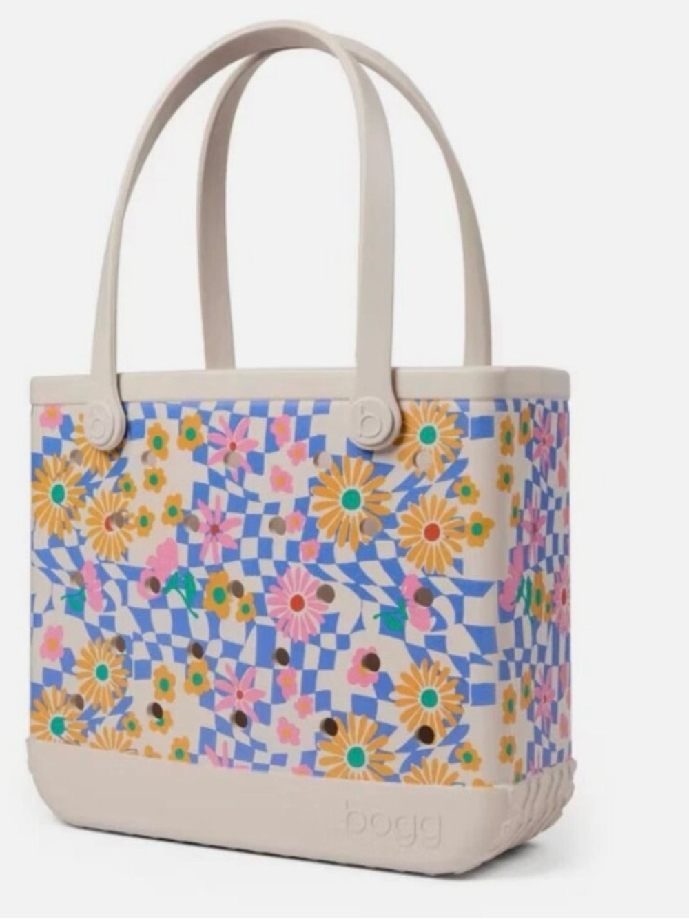 NEW Baby Bogg Tote Bag in Blue Saffron Check’er Out